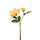 Zijden bloem "Dahlia" geel (gedroogde look) | 52cm