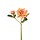 Zijden bloem "Dahlia" perzik (gedroogde look) | 52cm