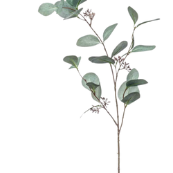 Zijden takken "Eucalyptus" grijs | 73cm