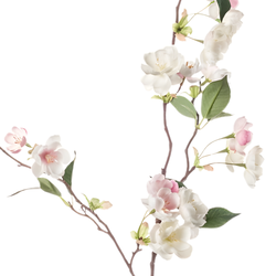 Zijden bloem "Perzikbloesem" lichtroze | 80cm