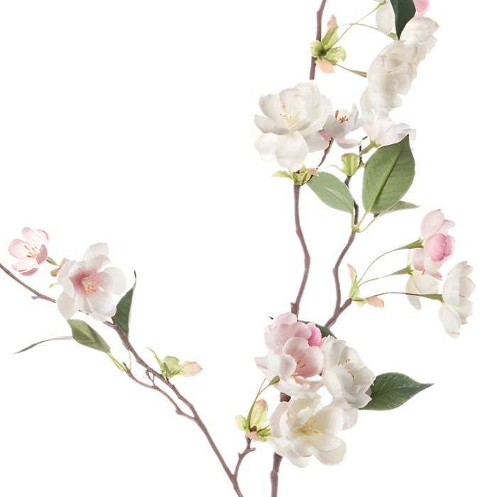 Zijden bloem "Perzikbloesem" lichtroze | 80cm