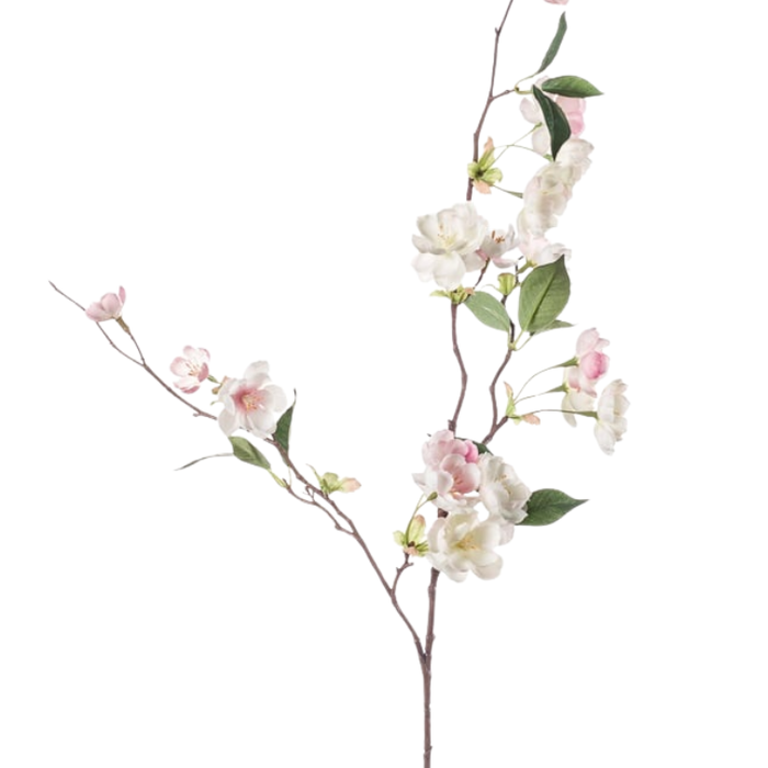 Zijden bloem "Perzikbloesem" lichtroze | 80cm