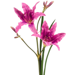 Zijden bloem "Hemerocallis" lilac | 74cm