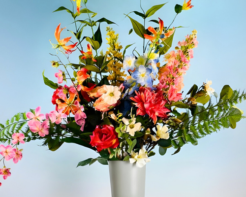 Creëer jouw persoonlijke sfeer met jouw zijden bloemen boeket