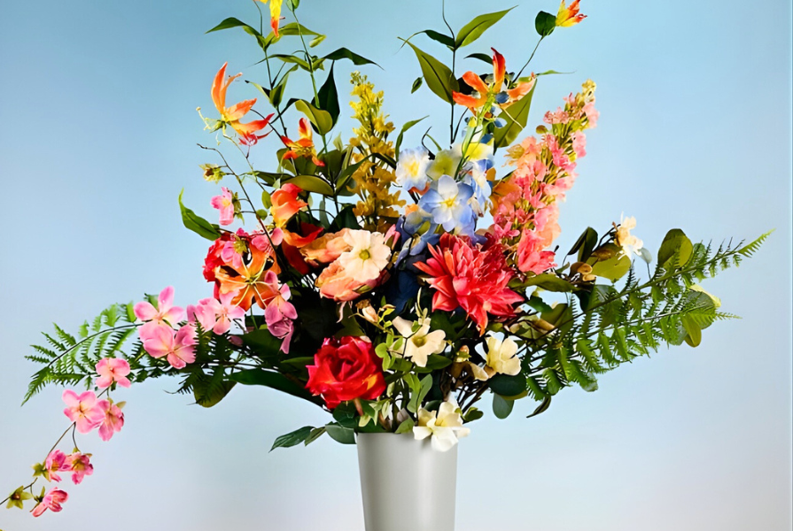 Creëer jouw persoonlijke sfeer met jouw zijden bloemen boeket