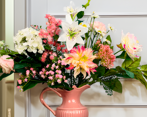 Een zijden bloemen hoekje in jouw interieur
