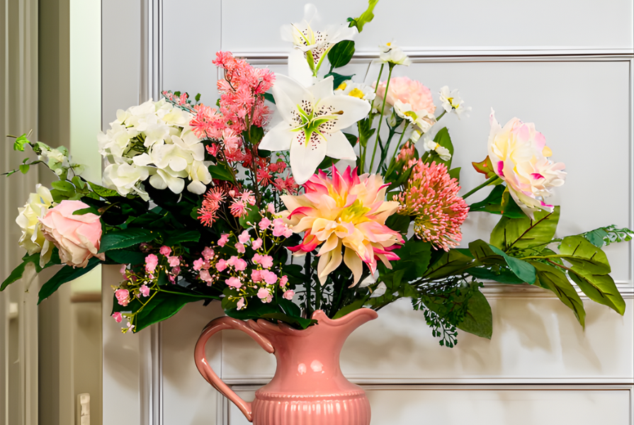 Een zijden bloemen hoekje in jouw interieur