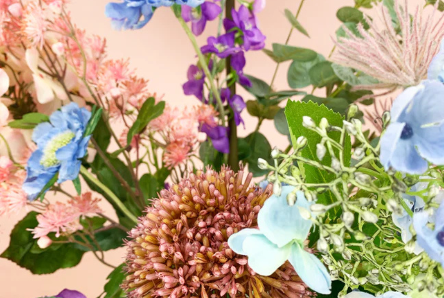 Mijn zijden boeket is stoffig geworden, wat nu?