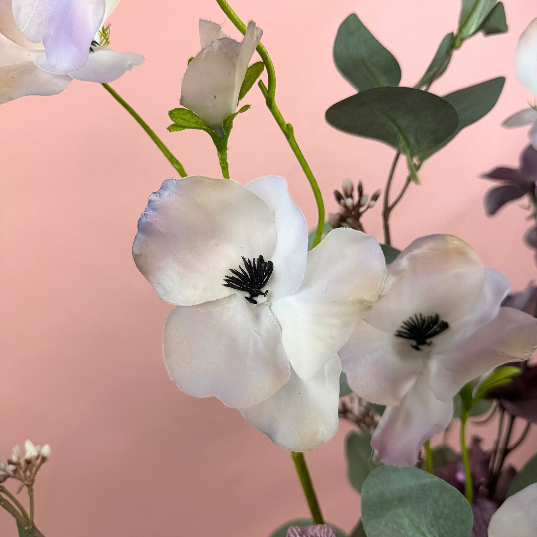 Zijden boeket "Lilac Treasure" | 70 cm