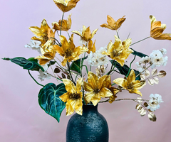 Zijden boeket "Golden Moon" | 60 cm