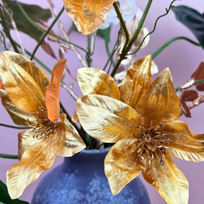 Zijden boeket "Golden Moon" | 60 cm