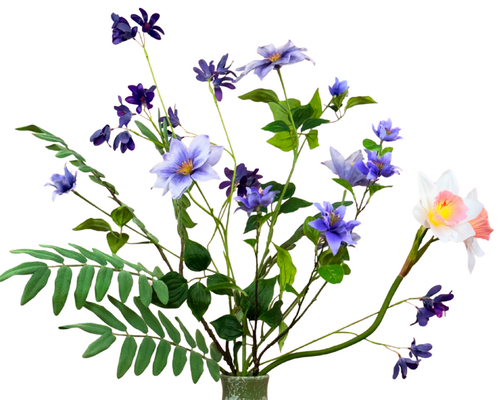 Hoe schik ik mijn eigen zijden bloemen?