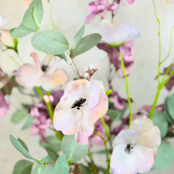 Zijden boeket "Lilac Treasure" | 70 cm