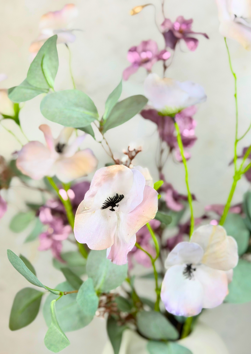 Zijden boeket "Lilac Treasure" | 70 cm