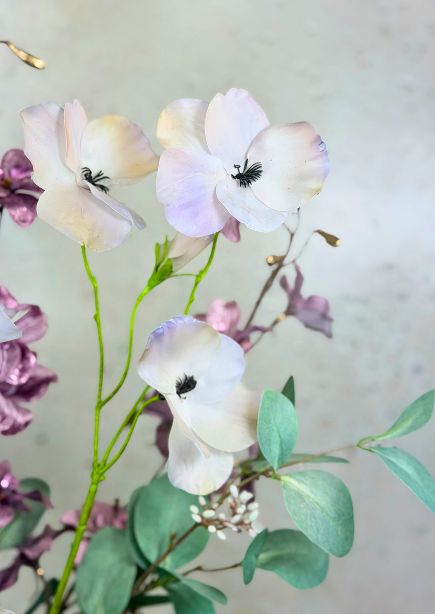 Zijden boeket "Lilac Treasure" | 70 cm