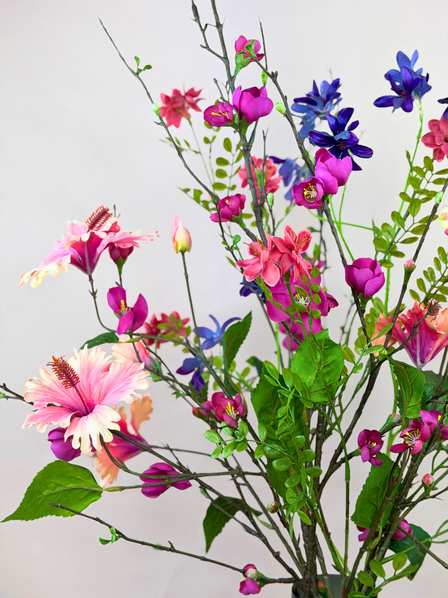 Zijden boeket "Sweet Blossom Storm" | 90 cm