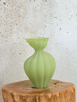 Organische vaas "Matgroen" | 31cm