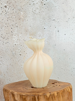 Organische vaas "Cream" | 31cm
