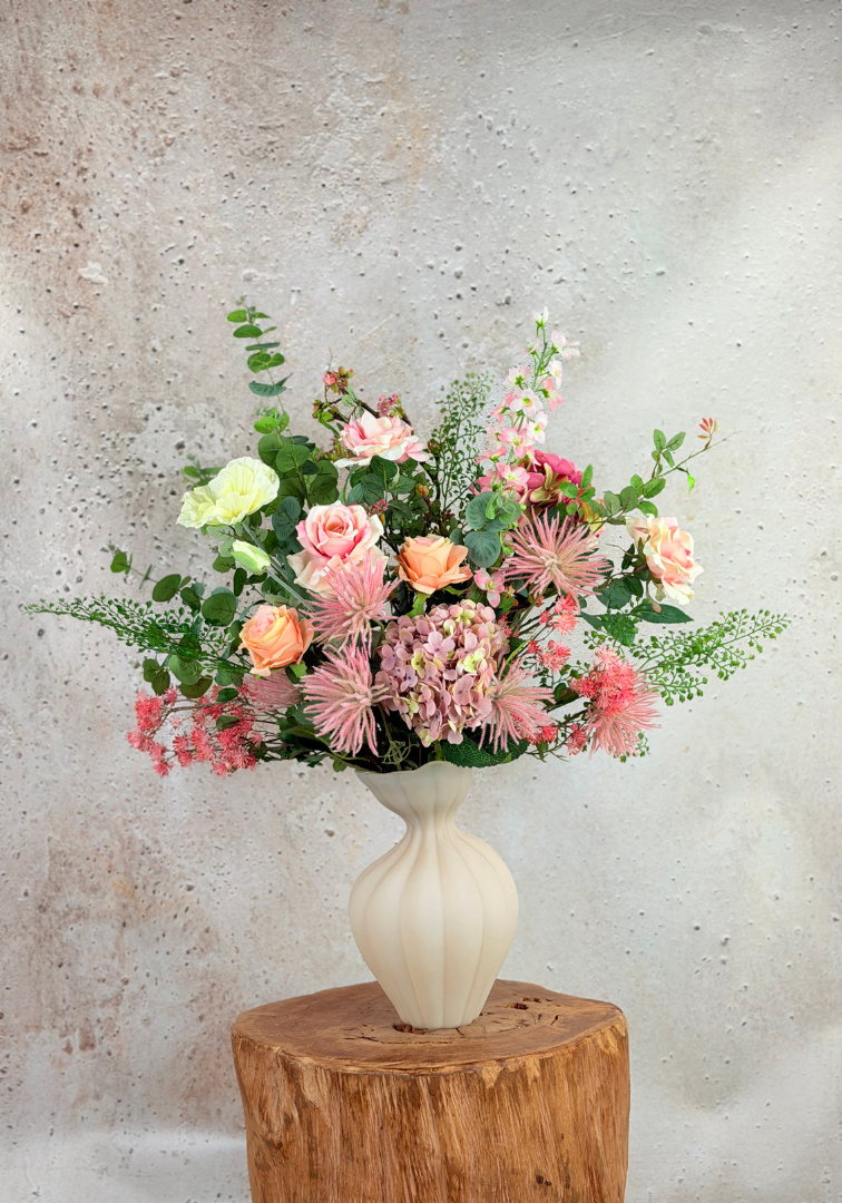 Organische vaas "Cream" | 31cm