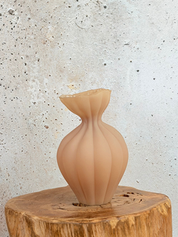 Organische vaas "Beige" | 31cm