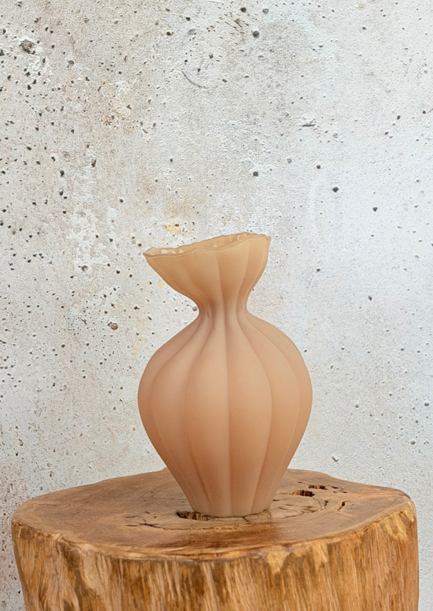 Organische vaas "Beige" | 31cm