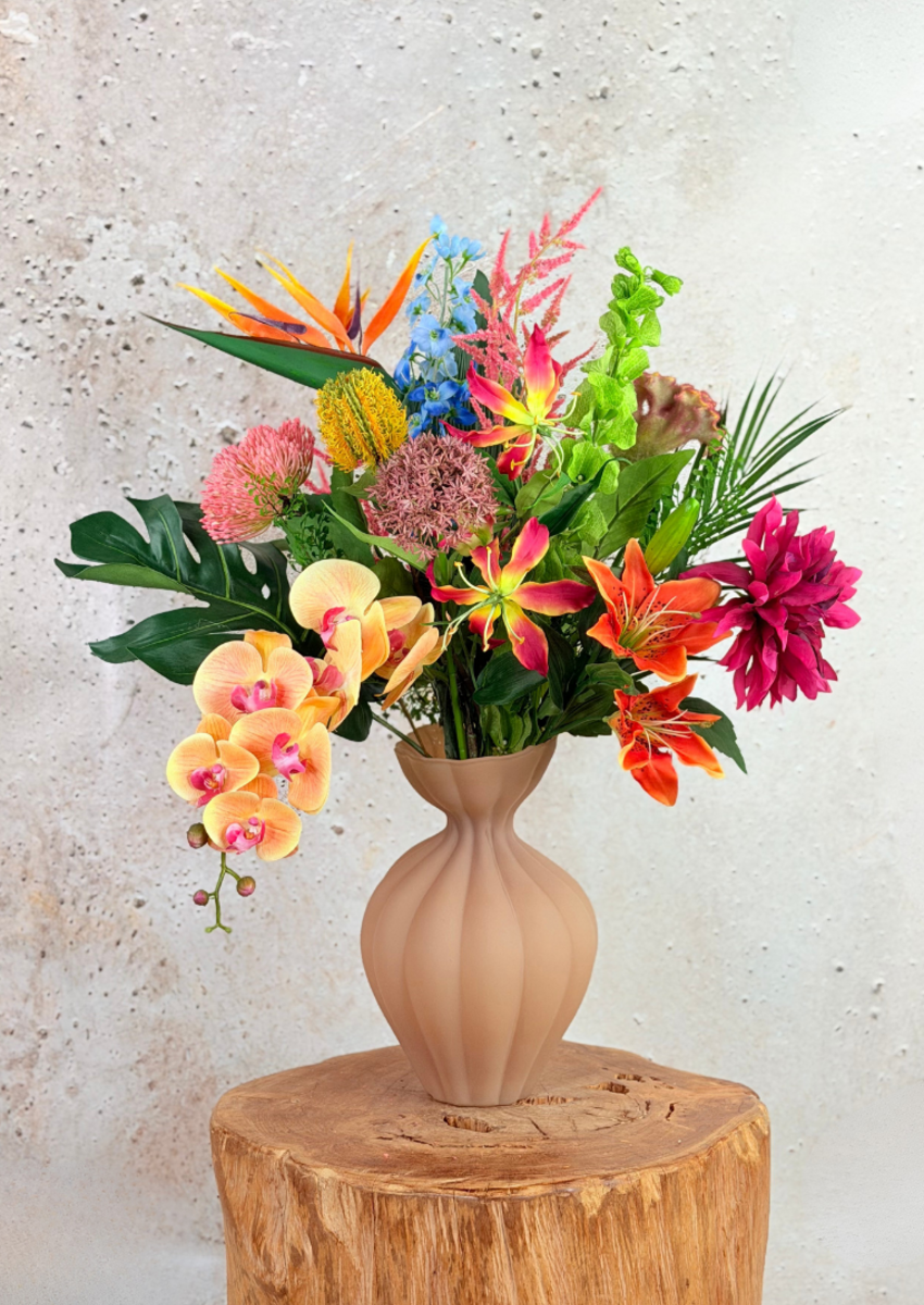 Zijden boeket "Tropical Dreams" | 75cm