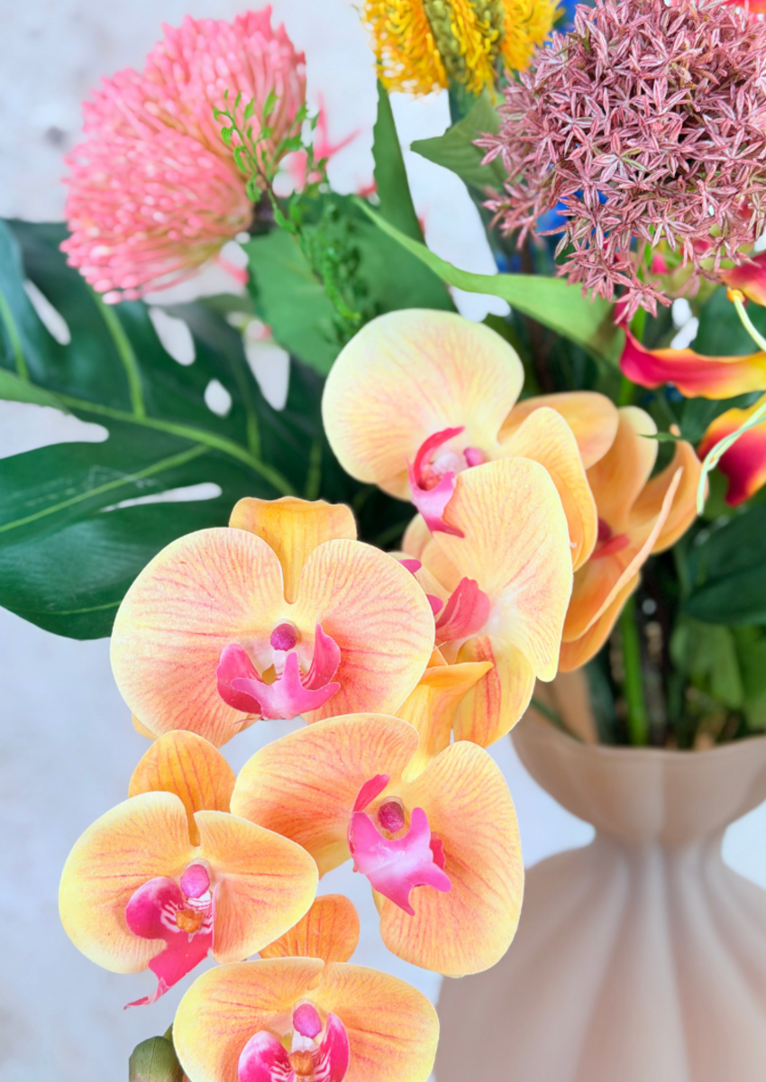 Zijden boeket "Tropical Dreams" | 75cm