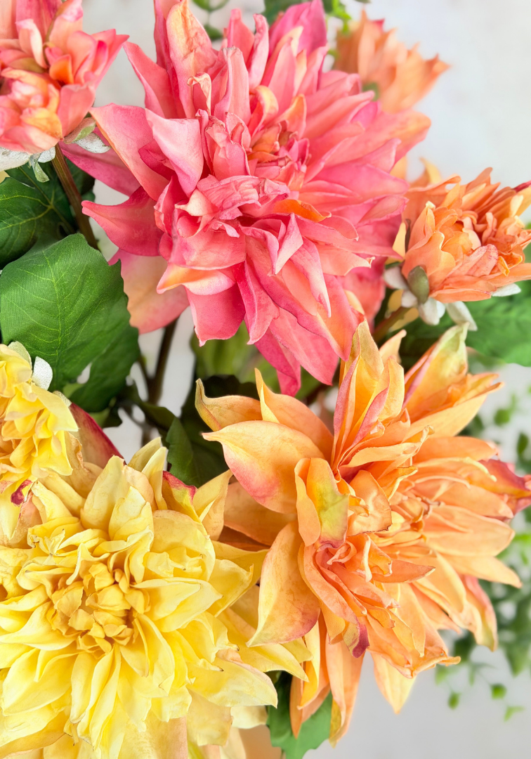 Zijden bloemen boeket "Orlesian Flowers" | 60cm