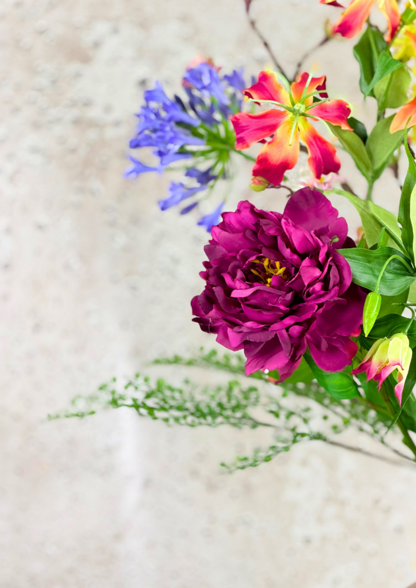 Zijden boeket "Pretty Explosion" | 100cm