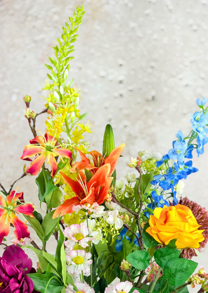 Zijden boeket "Pretty Explosion" | 100cm