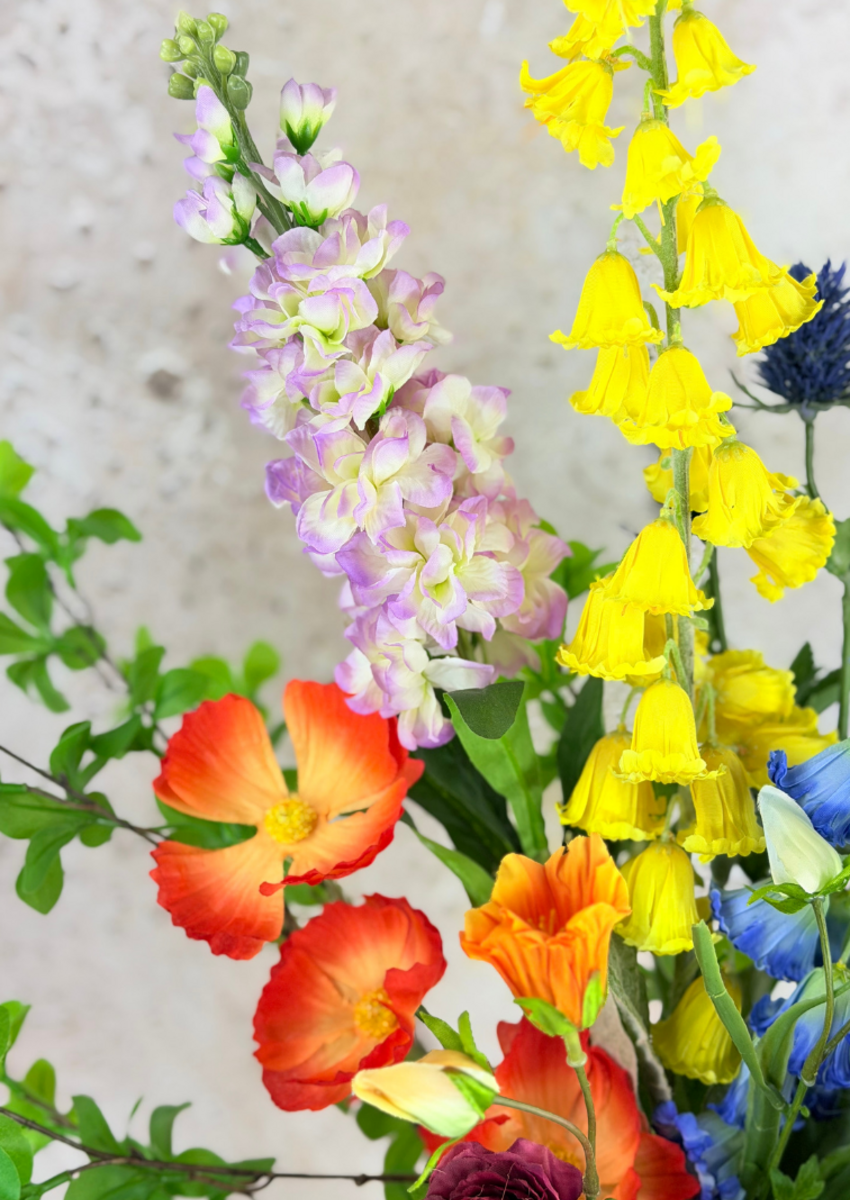 Zijden boeket "Flowery Beauty" | 75cm