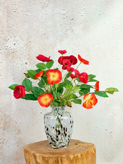 Zijden boeket "Poppy Love" | 60cm