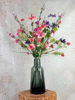 Zijden boeket "Sweet Blossom Storm" | 90 cm