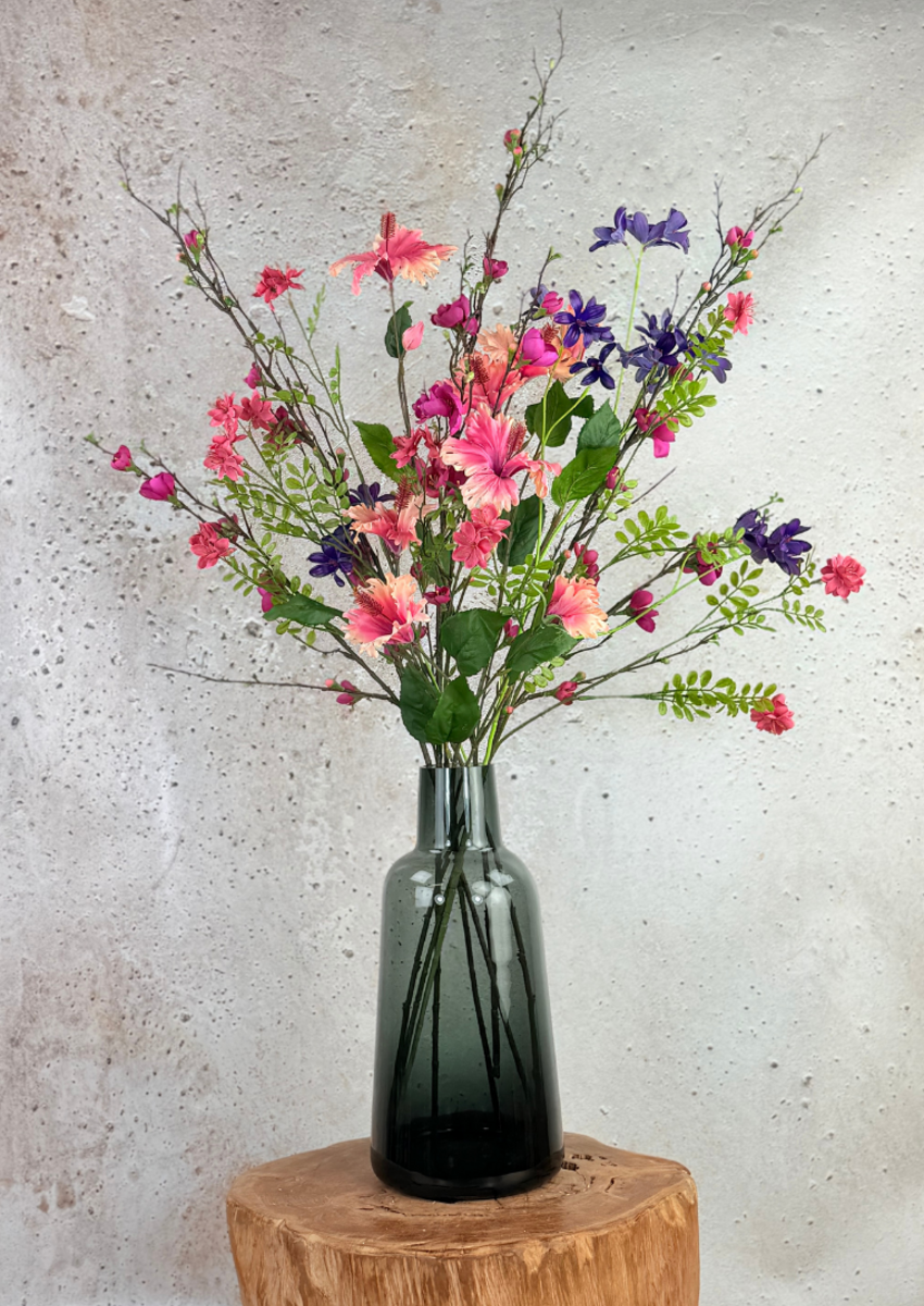 Zijden boeket "Sweet Blossom Storm" | 90 cm