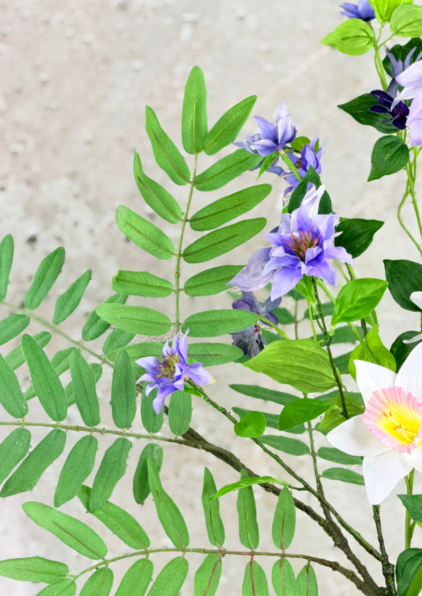 Zijden boeket "Lilac Dreams" | 80cm