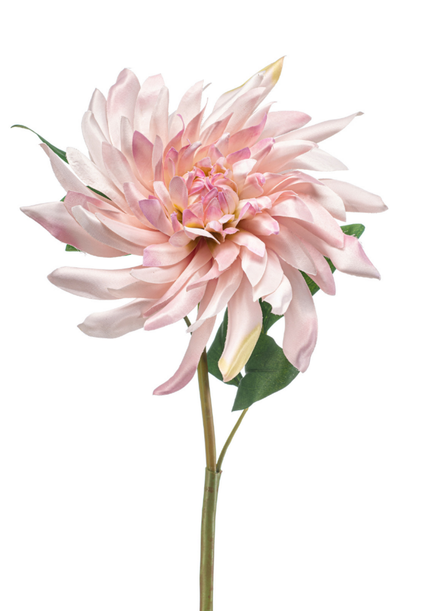 Zijden bloem "Dahlia" twist roze | 70 cm