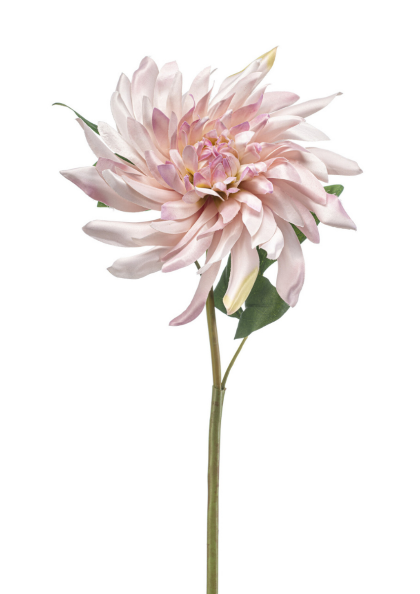 Zijden bloem "Dahlia" twist roze | 70 cm