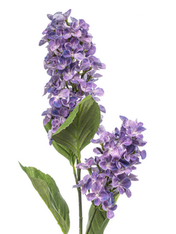 Zijden bloem "Hydrangea Paniculata" paars | 76 cm