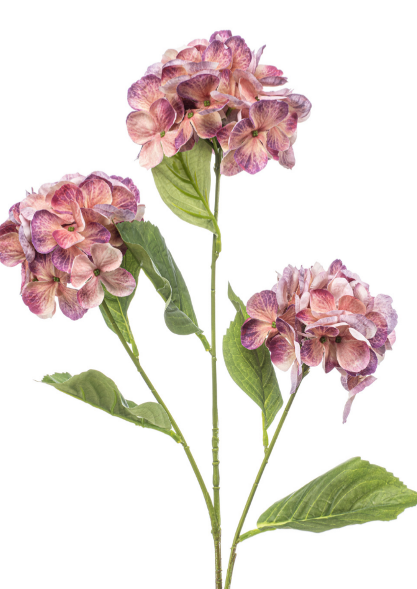 Zijden bloem "Hydrangea Paniculata" roze | 76 cm