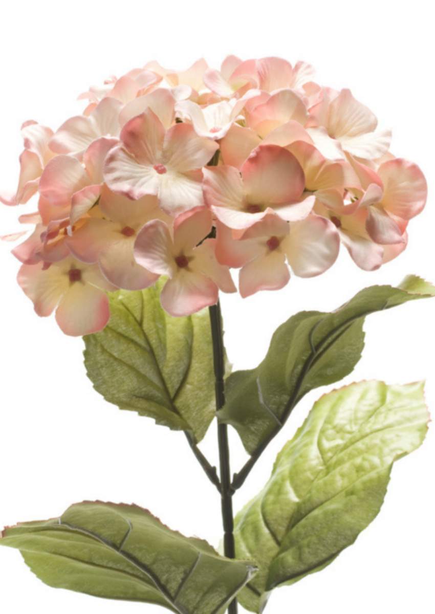 Zijden bloem "Hydrangea" Roze | 65cm