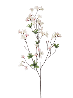 Zijden bloem "Azalea" crème | 90 cm