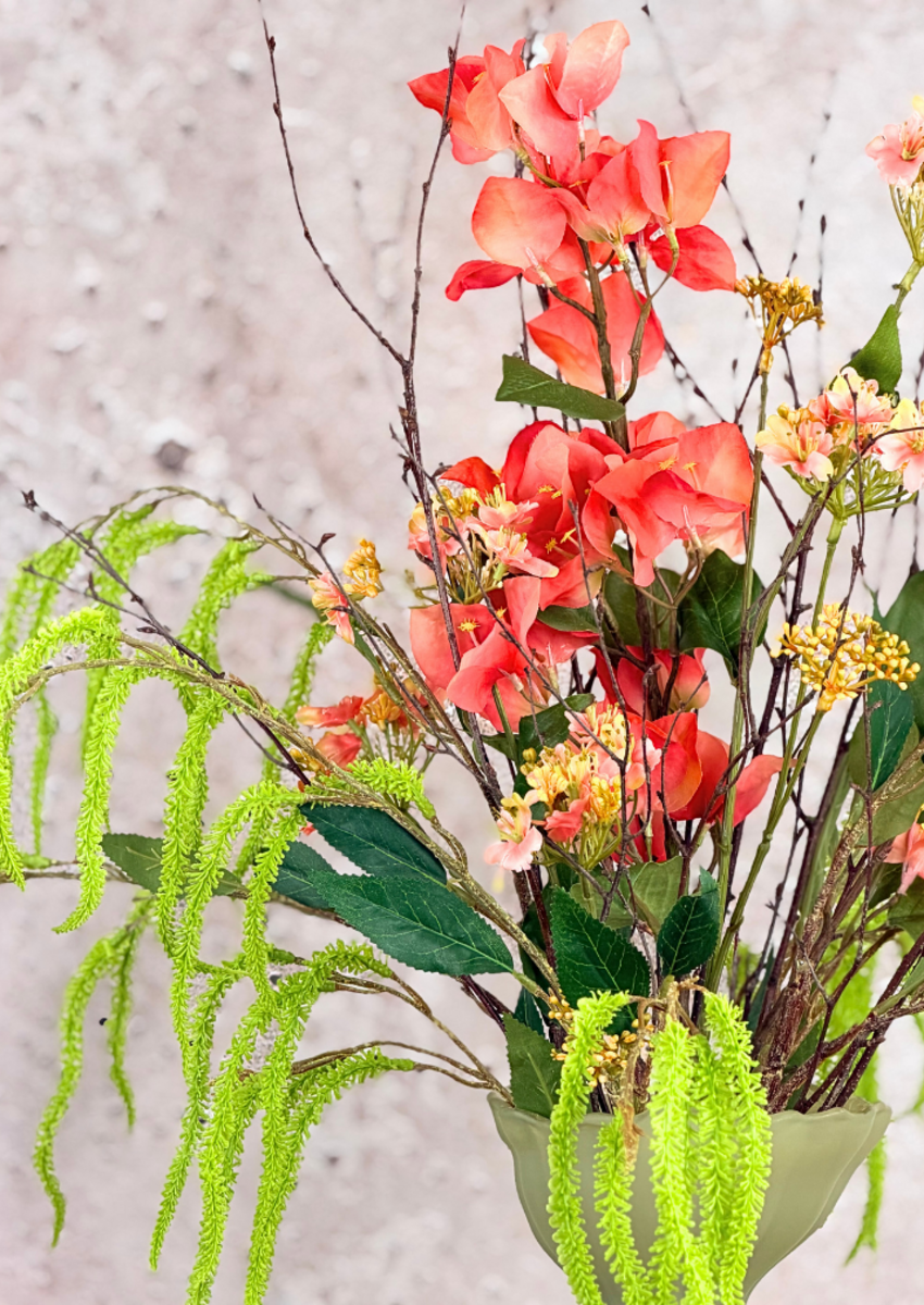 Zijden boeket "Voorjaars Bloesem" | 65cm