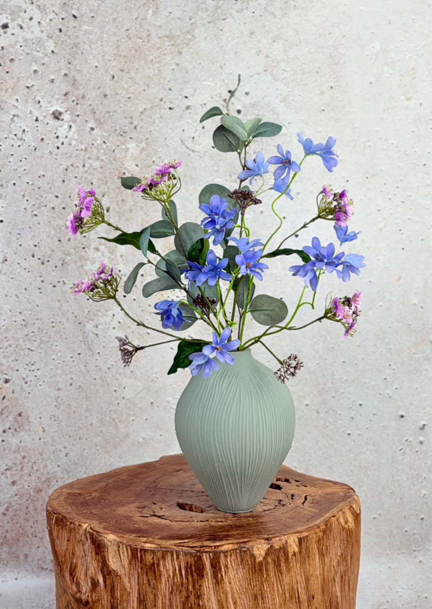 Zijden  boeket "Blue Treasure" | 50cm