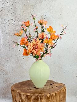 Zijden  boeket "Oranje Bloesem" | 50cm