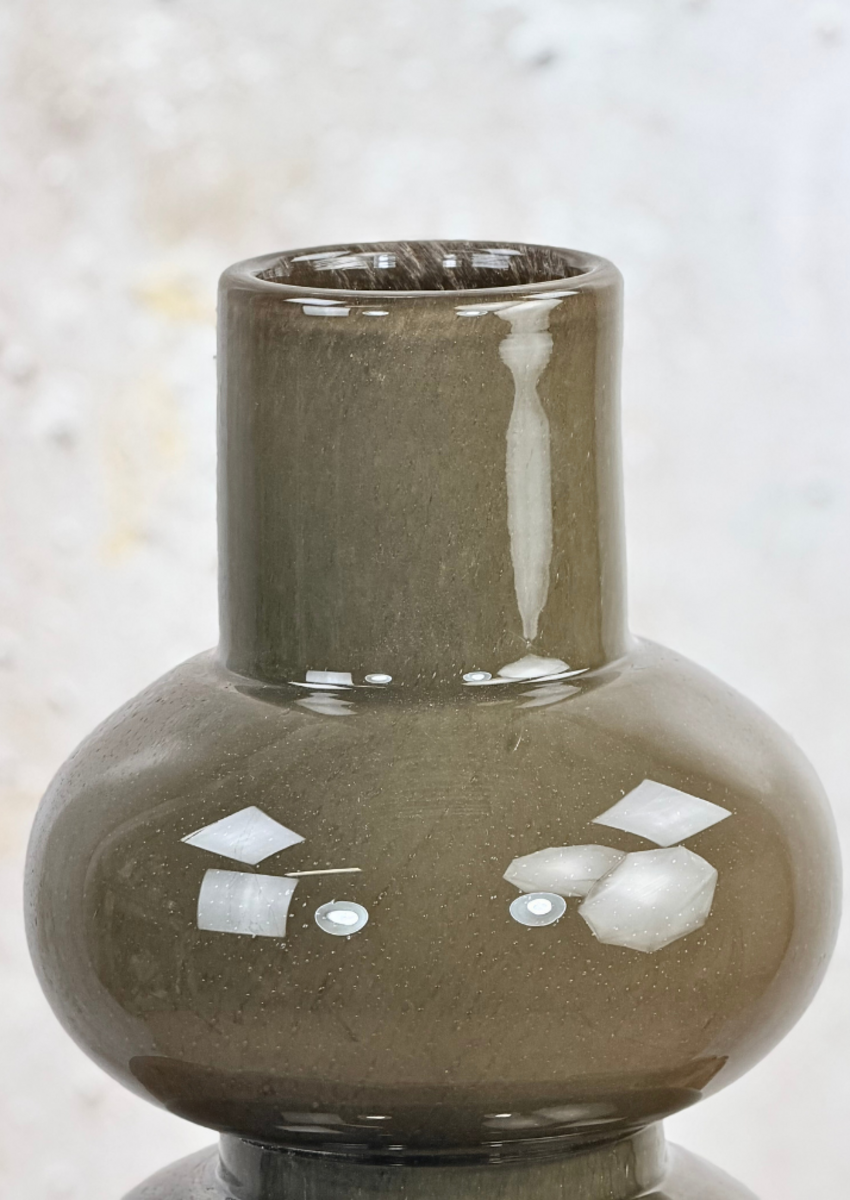 Vase The World |  "Alima Dark Brown" | ⌀20xH35cm