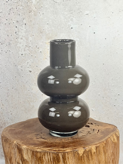 Vase The World |  "Alima Dark Brown" | ⌀20xH35cm