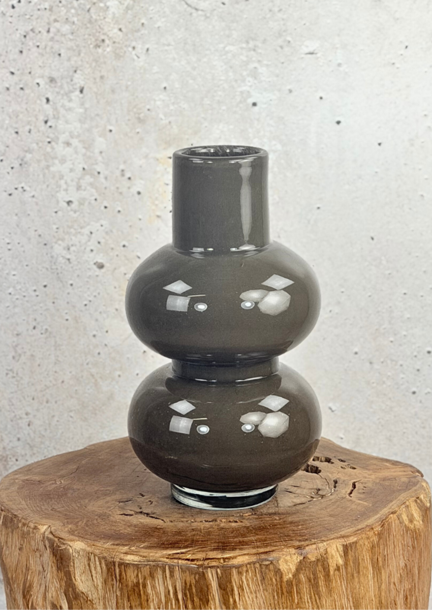 Vase The World |  "Alima Dark Brown" | ⌀20xH35cm