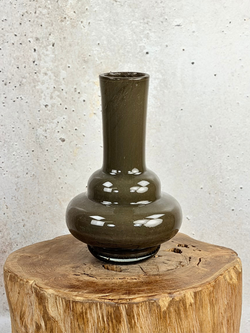 Vase The World |  "Bolombo Dark Brown" | ⌀20xH36cm