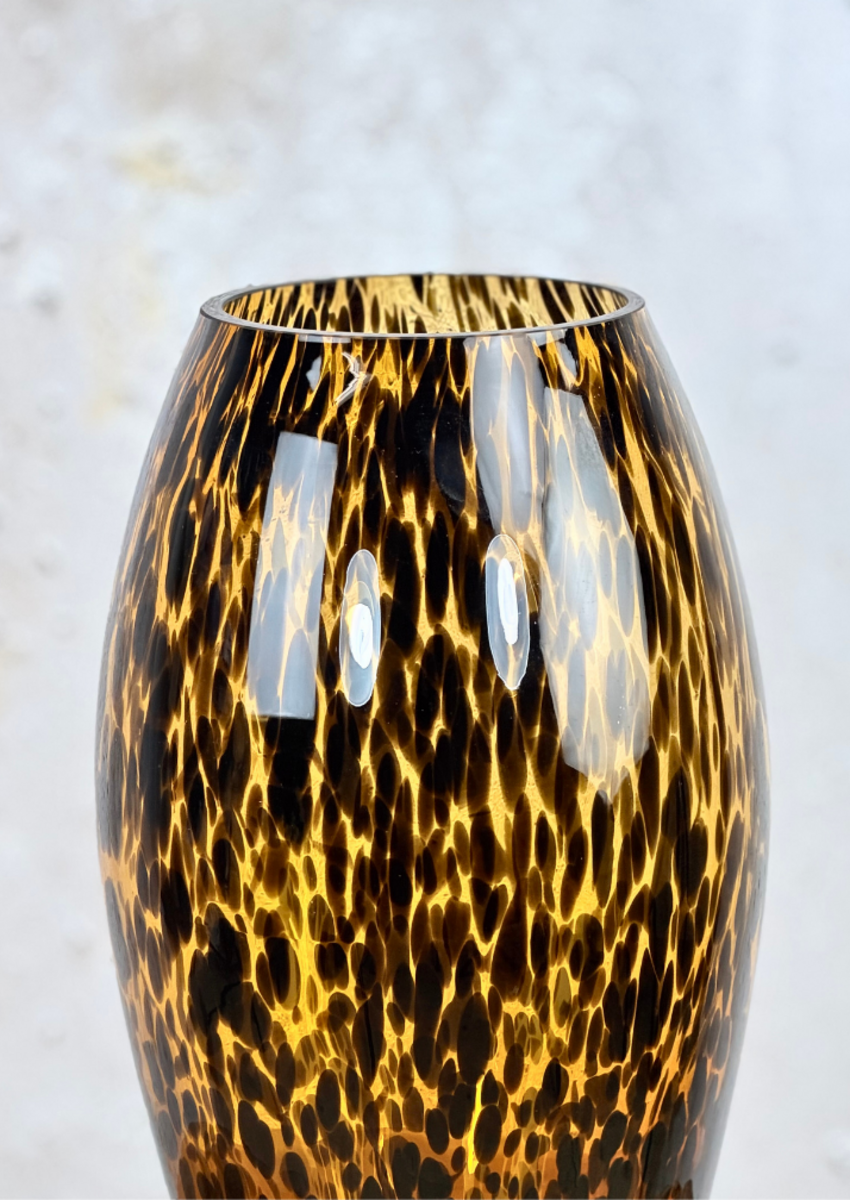 Vase the World | Ubangi vaas "Cheetah" | ⌀17xH30cm