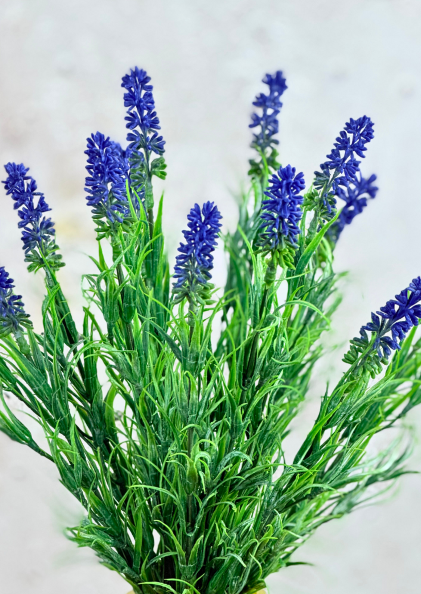 Kunstplant boeket "Lavendel Droom" - incl. vaas